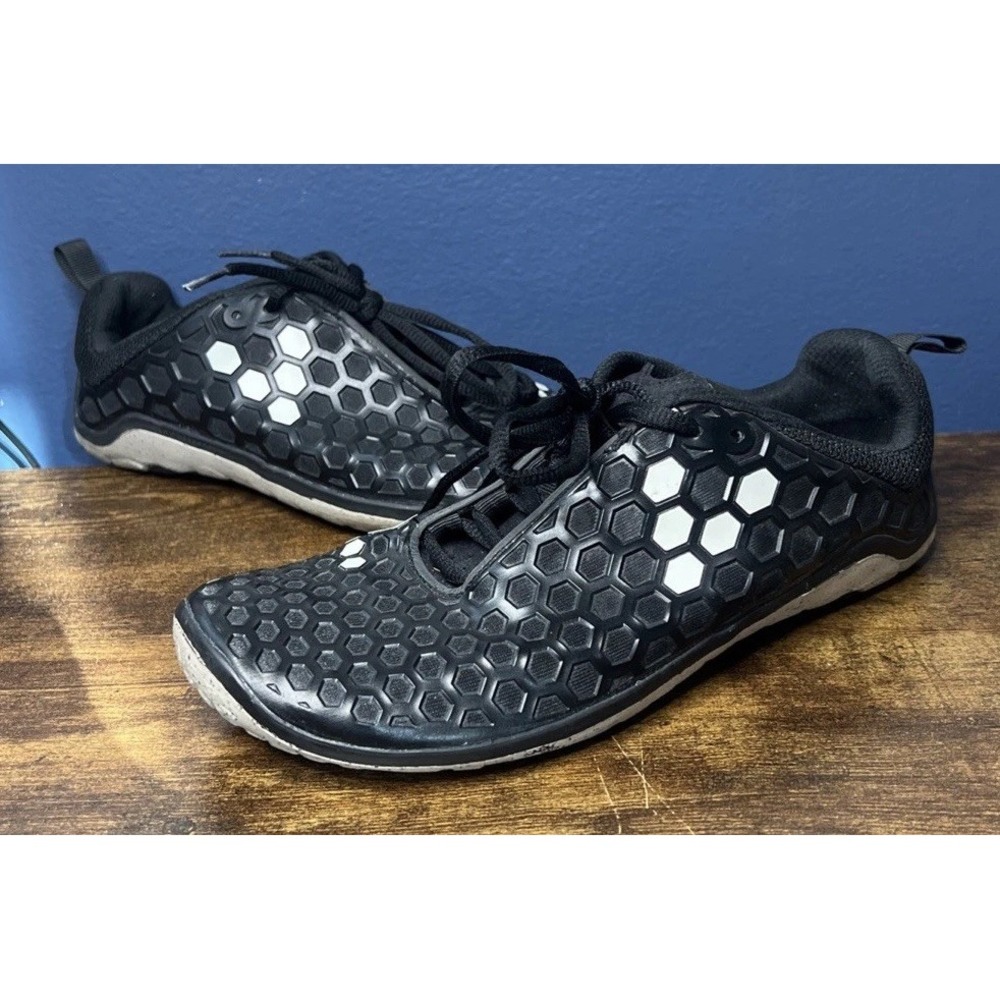 Vivo Barefoot EVO Pure Lace Up Black Running Shoes Womens Size EU 39 / US 8.5